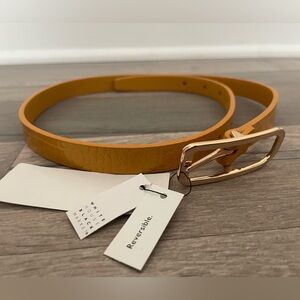 White House Black Market Reversible Belt - Size XS - NWT